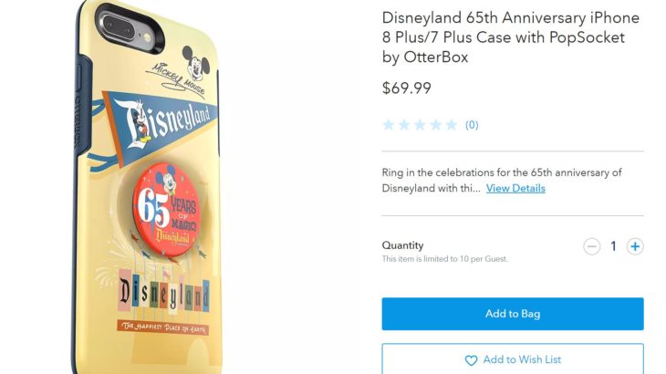 Anaheim Disneyland 65周年 iPhoneケース発売！！